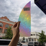 Rainbow Dichroic Croco Sheet Glass Colorado Glassworks