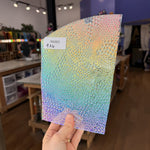 Rainbow Dichroic Croco Sheet Glass Colorado Glassworks RK662 (9x6in)