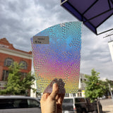 Rainbow Dichroic Croco Sheet Glass Colorado Glassworks