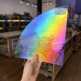 Rainbow Baroque Oceanside Fusible 96 COE Fusible Sheet Glass Oceanside Glass