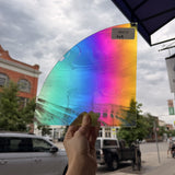 Rainbow Baroque Oceanside Fusible 96 COE Fusible Sheet Glass Oceanside Glass