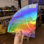 Rainbow Baroque Oceanside Fusible 96 COE Fusible Sheet Glass Oceanside Glass RK673 (9x9in)