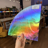 Rainbow Baroque Oceanside Fusible 96 COE Fusible Sheet Glass Oceanside Glass RK673 (9x9in)