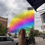 Rainbow Baroque Oceanside Fusible 96 COE Fusible Sheet Glass Oceanside Glass