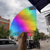 Rainbow Baroque Oceanside Fusible 96 COE Fusible Sheet Glass Oceanside Glass