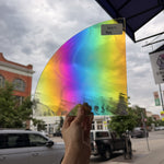 Rainbow Baroque Oceanside Fusible 96 COE Fusible Sheet Glass Oceanside Glass
