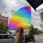 Rainbow Raindrop Oceanside Fusible 96 COE Fusible Sheet Glass Oceanside Glass