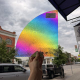 Rainbow Raindrop Oceanside Fusible 96 COE Fusible Sheet Glass Oceanside Glass