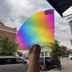 Rainbow Raindrop Oceanside Fusible 96 COE Fusible Sheet Glass Oceanside Glass
