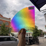 Rainbow Raindrop Oceanside Fusible 96 COE Fusible Sheet Glass Oceanside Glass