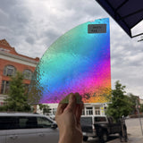 Rainbow Raindrop Oceanside Fusible 96 COE Fusible Sheet Glass Oceanside Glass