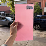 Hot Pink Opal on Clear Lamberts Flash Glass