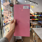 Hot Pink Opal on Clear Lamberts Flash Glass
