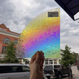 Rainbow Dichroic Glue Chip Sheet Glass Colorado Glassworks