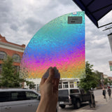 Rainbow Dichroic Glue Chip Sheet Glass Colorado Glassworks