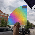 Rainbow Dichroic Glue Chip Sheet Glass Colorado Glassworks