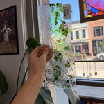 Bullseye Multicolor Green Confetti and Glass 90 COE