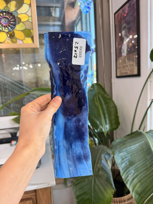 Dark Blue Purple Mixed Sheet Glass Colorado Glassworks Default Title