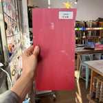 Hot Pink Opal on Clear Lamberts Flash Glass