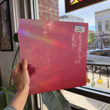 Hot Pink Opal on Clear Lamberts Flash Glass