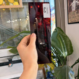 Dark Red Trasparent on Clear Flash Glass