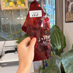 Vibrant Red Mouthblown - Flashed Red on Clear Sheet Glass Mouth Blown Glass Default Title