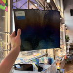 Blue Iridescent Bullseye Fusible 90 COE – RK696
