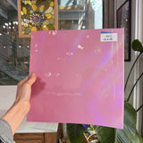 Hot Pink Opal on Clear Lamberts Flash Glass