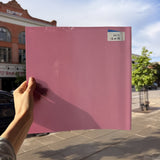 Hot Pink Opal on Clear Lamberts Flash Glass