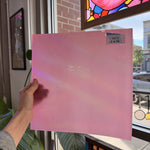 Hot Pink Opal on Clear Lamberts Flash Glass