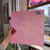 Hot Pink Opal on Clear Lamberts Flash Glass