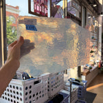 Clear Milky Vintage Chicago Art Glass – RK720