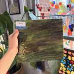 Dark Green Brown Textured
