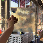 Clear Milky Vintage Chicago Art Glass – RK724