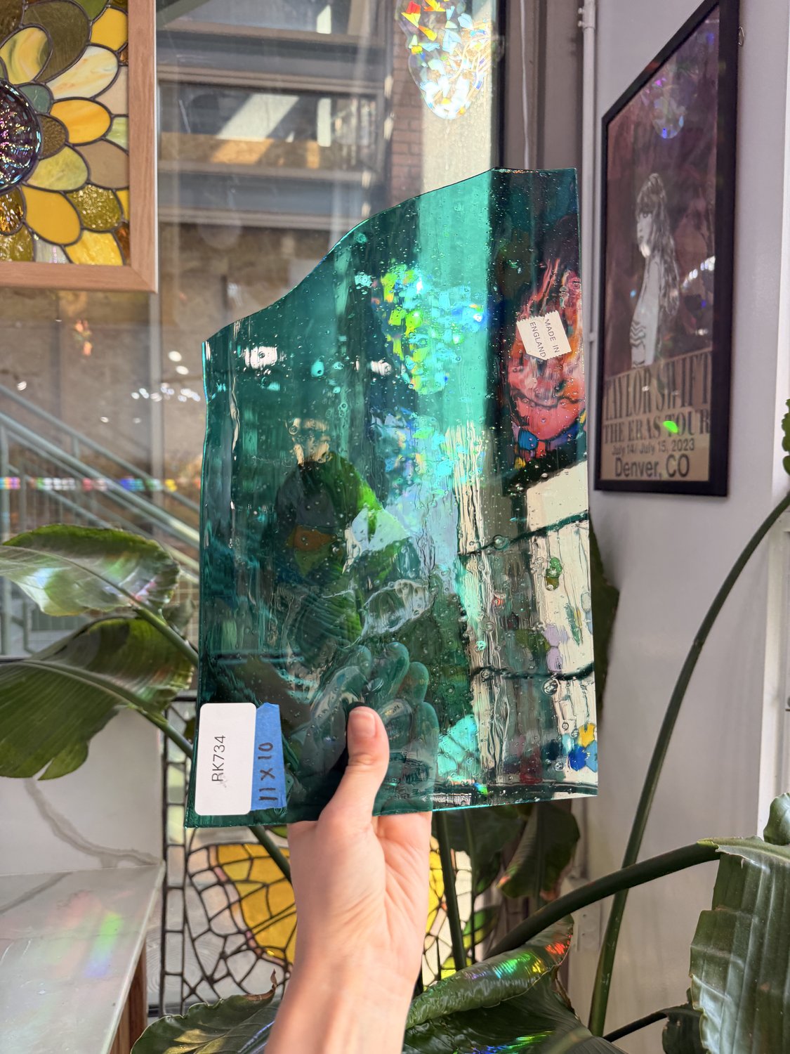 Dark Teal Mouthblown Lamberts – RK734