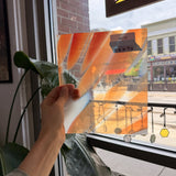 Orange White Mixed on Clear Lamberts Flash Glass Sheet Glass Lamberts Glass