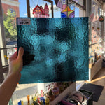 Deep Teal Transparent Bullseye