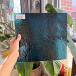 Deep Teal Transparent Bullseye