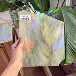 Light Tan Mixed Wispy Wissmach Sheet Glass Colorado Glassworks 7.5x7.5in (WM-82454317)