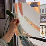 Orange White Mixed on Clear Lamberts Flash Glass Sheet Glass Lamberts Glass