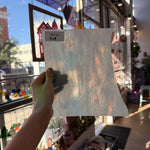 White Wispy Sheet Glass Colorado Glassworks