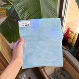 White Wispy Sheet Glass Colorado Glassworks 7.5x8.5in (UNK-86746925)