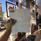 White Wispy Sheet Glass Colorado Glassworks