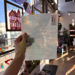 White Wispy Sheet Glass Colorado Glassworks