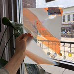 Orange White Mixed on Clear Lamberts Flash Glass Sheet Glass Lamberts Glass