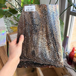 Mixed Brown Textured Vintage Uroboros