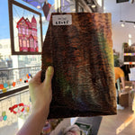 Mixed Brown Textured Vintage Uroboros