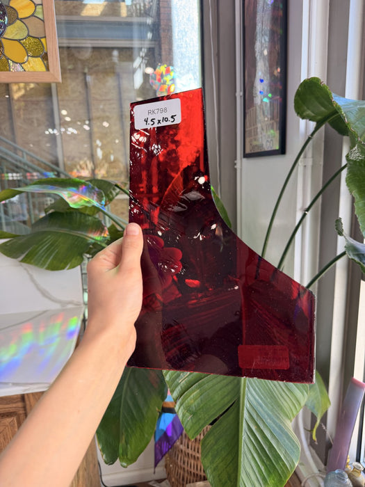 Dark Red Lamberts Flash Glass (red on clear) Sheet Glass Lamberts Glass Default Title