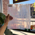 Pink White Wispy Kokomo Sheet Glass Kokomo Glass