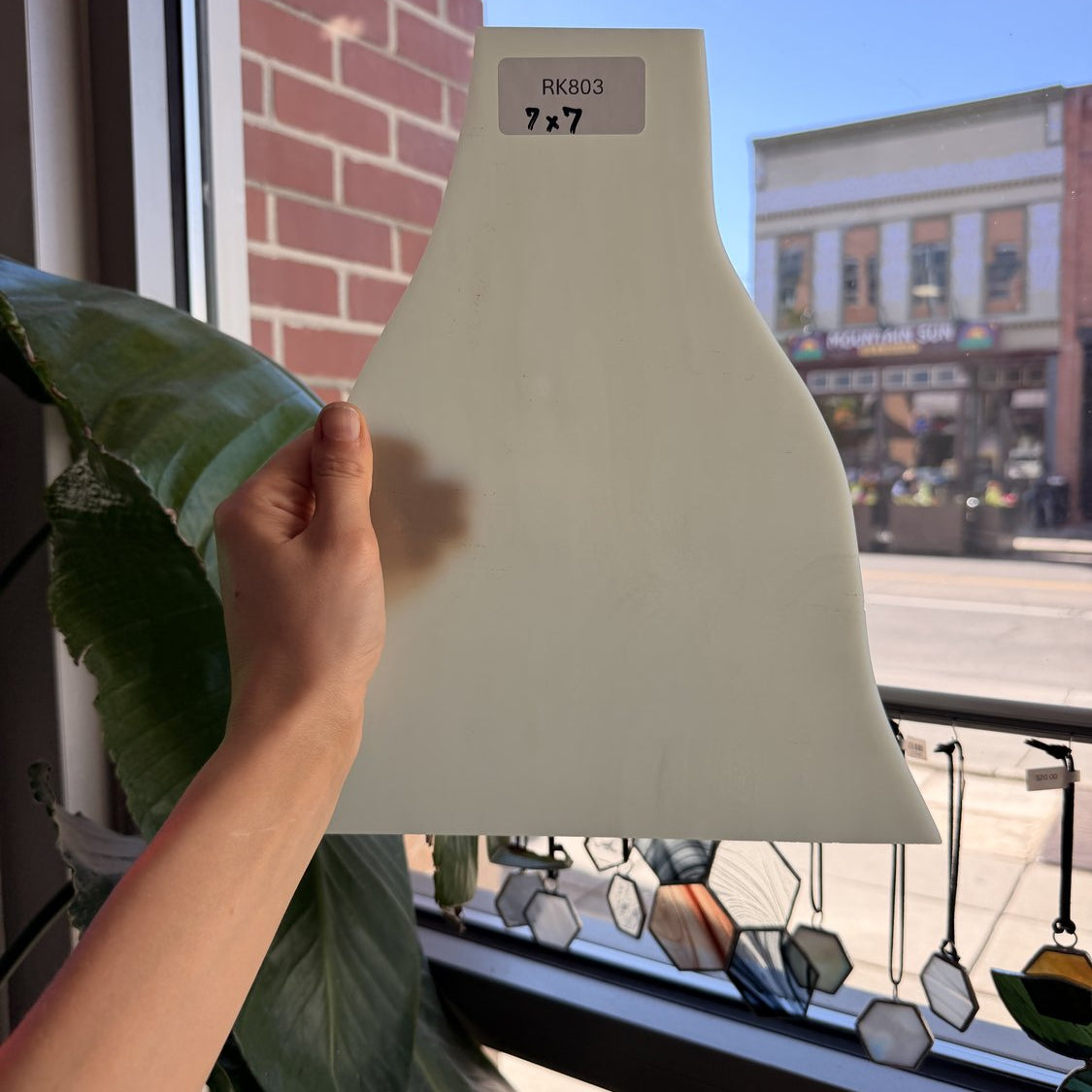 White Opal Kokomo Sheet Glass Kokomo Glass